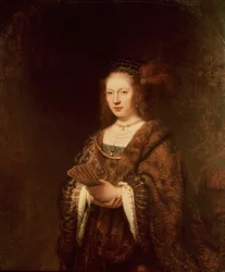 Lady with a Fan